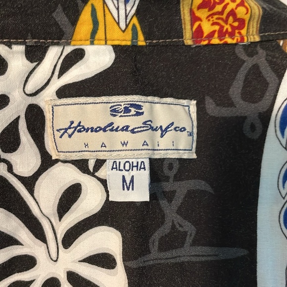 Honolulu Surf Co button down short sleeve shirt, multicolor, medium - Picture 2 of 2